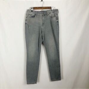 Ana Gray Jeans Mid Rise Skinny Size 16 Women’s